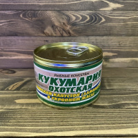 Кукумария с морской капустой в укропном масле, 245 г
