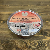 Лосось деликатесный филе-кусочки сушеные с маслом, 100 г