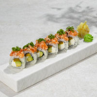 Ролл тартар лосось
