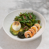 Завтрак с креветками